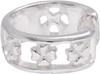 Shinjuku Gin No Kura Reversible Four-Leaf Clover Silver 925 Ear Cuff, Single Earring, Women's, Non-Pierced Earring