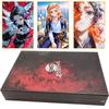 Color Paper Collection Cards Nezuko Tanjirou Anime Character Game Limited Edition Card Children Toys Holiday Gifts