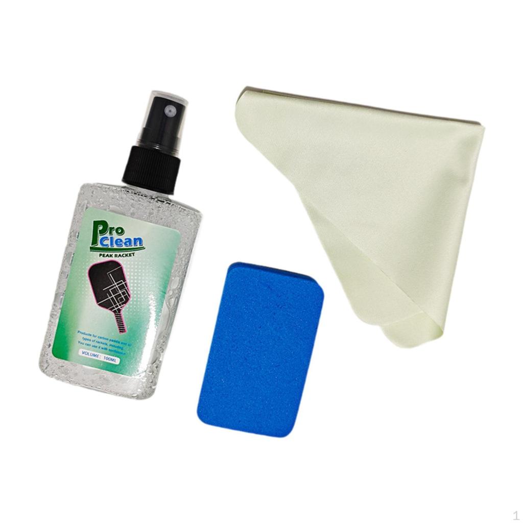100 Ml Pickleball Racket Surface Cleaner Eliminates Residue Dirt Portable