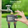 Newest 2-Way Dual Digital Water Timer Programmable Intelligent Irrigation Watering System Sprinkler Timer Drip Systems IPX5