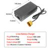 36V 6A  Battery Charger 42V GX16 IEC XT60,XT90 Lithium Li-ion Li-poly Fast Charger 10S 36 Volt