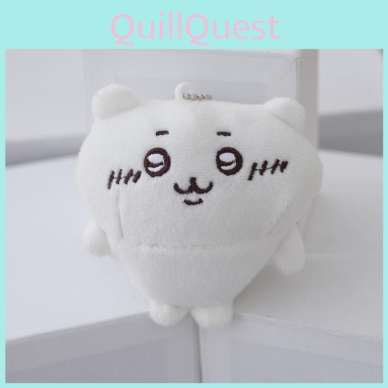 Adorable Chiikawa Plush Doll Keychain Soft Blue Yellow White Flying Squirrel Toy