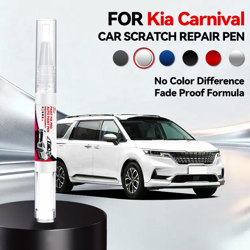 For KIA Carnival 1998-2025 VQ GQ YP KA4 Paint Repair Pen Touch Up Scratch Remover DIY Auto Accessories Black White Silver Red
