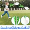 1pc LED Glow Flying Rocket Ball - RGB Color-Changing Light-Up Football, Rechargeable Night Play Throw & Catch Toy