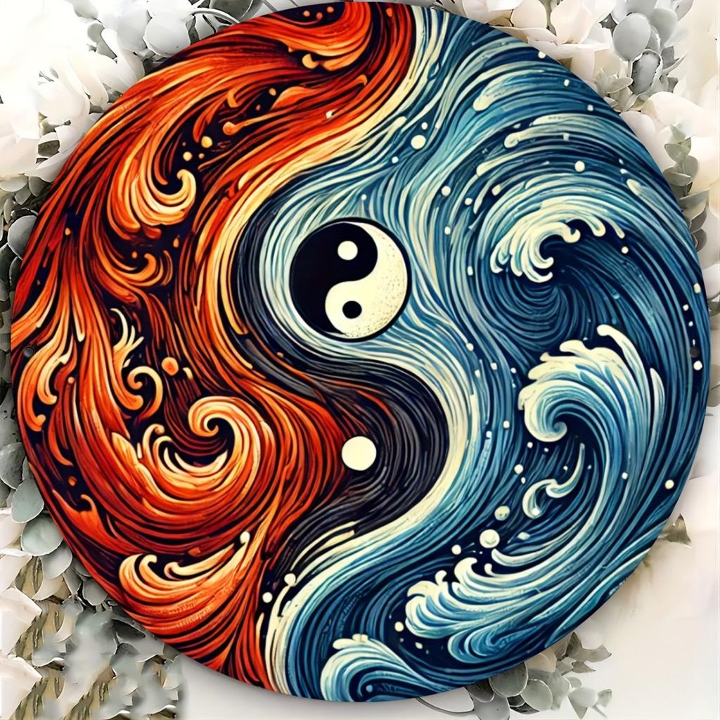 2D Flat Metal Wall Sign Decor