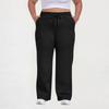Women Plus Size Casual Loose Straight Leg Sweatpants with Pockets Drawstring Waist Relaxed Fit Lounge Trousers for Daily Wear