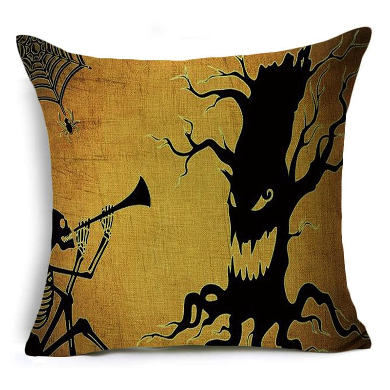 Halloween Theme Moon Night Series Pillowcase Dark Wind Sofa Cushion Cover Holiday Gift 40*40cm/45*45cm/50*50cm