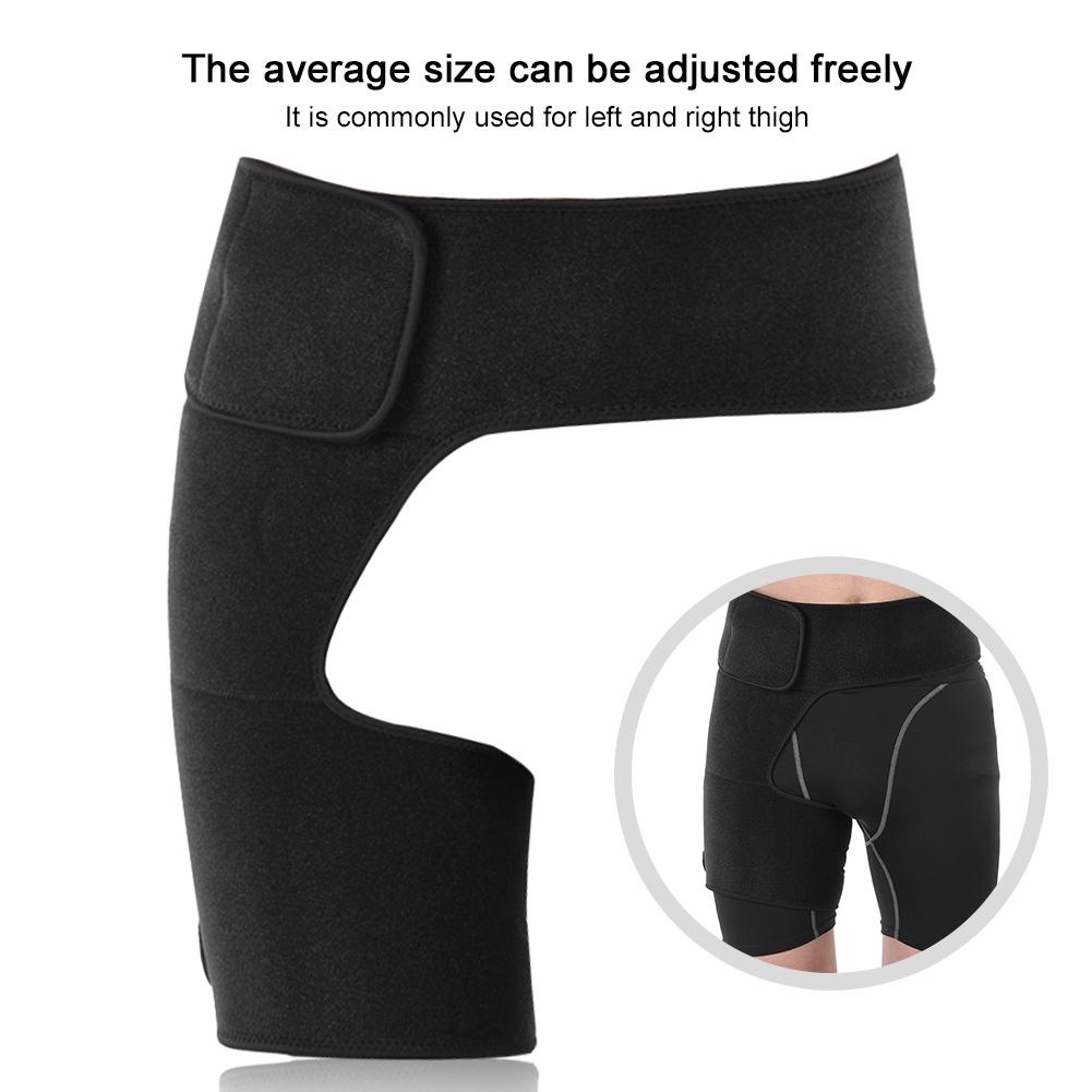 Brthable Unisex Hip Thigh Support Brace Muscle Strain Prevention Belt Sports  or