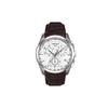 Kolekcja Kutu Zegarek Męski z Mechanizmem Kwarcowym Zegarek 41mm Srebrna Tarcza Stalowa Koperta T035.617.16.031.00
