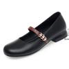 Fashion AIYUQI Mary Jane Shoes Women's 2025 Spring New Shallow Mouth Large-Size Ladies Shoes Commuter Work Shoes Women