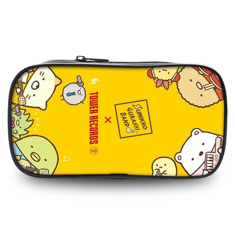 Söt pennställ från Sumikkogurashi i slitstarkt nylon för skol- och kontorsmaterial