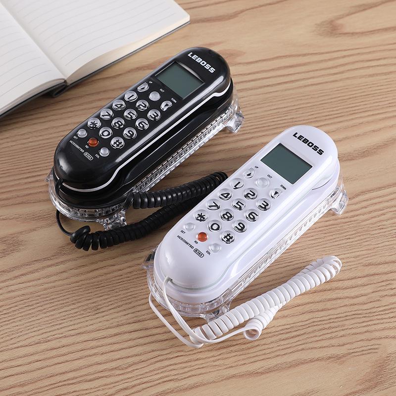 LeBos B365 Compact Wall Phone with Caller ID for Hotel or Office
