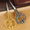 Stainless Steel Retro Scissors Antique Design Classic Style Embroidery Scissors Comfortable Grip Rust-resistant Tailor Scissors