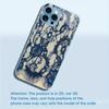 Elegant Blue Lace Print phone case for iphone 17 case for iphone 17 pro max cover Glass for iPhone 17 16 15 14 13 12pm Pro Plus