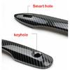 ABS Carbon Cover Trim 4PCS Door Handle For Toyota Corolla Cross -