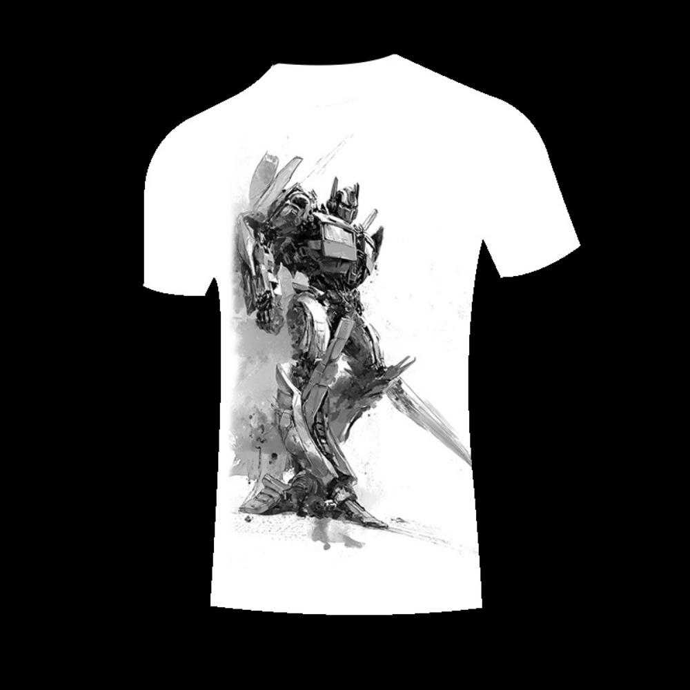 Transformers Optimus Prime Bumblebee 3D Printed Children's T-shirt, Boys' Fashion Casual Comfortable Top  New Edition
