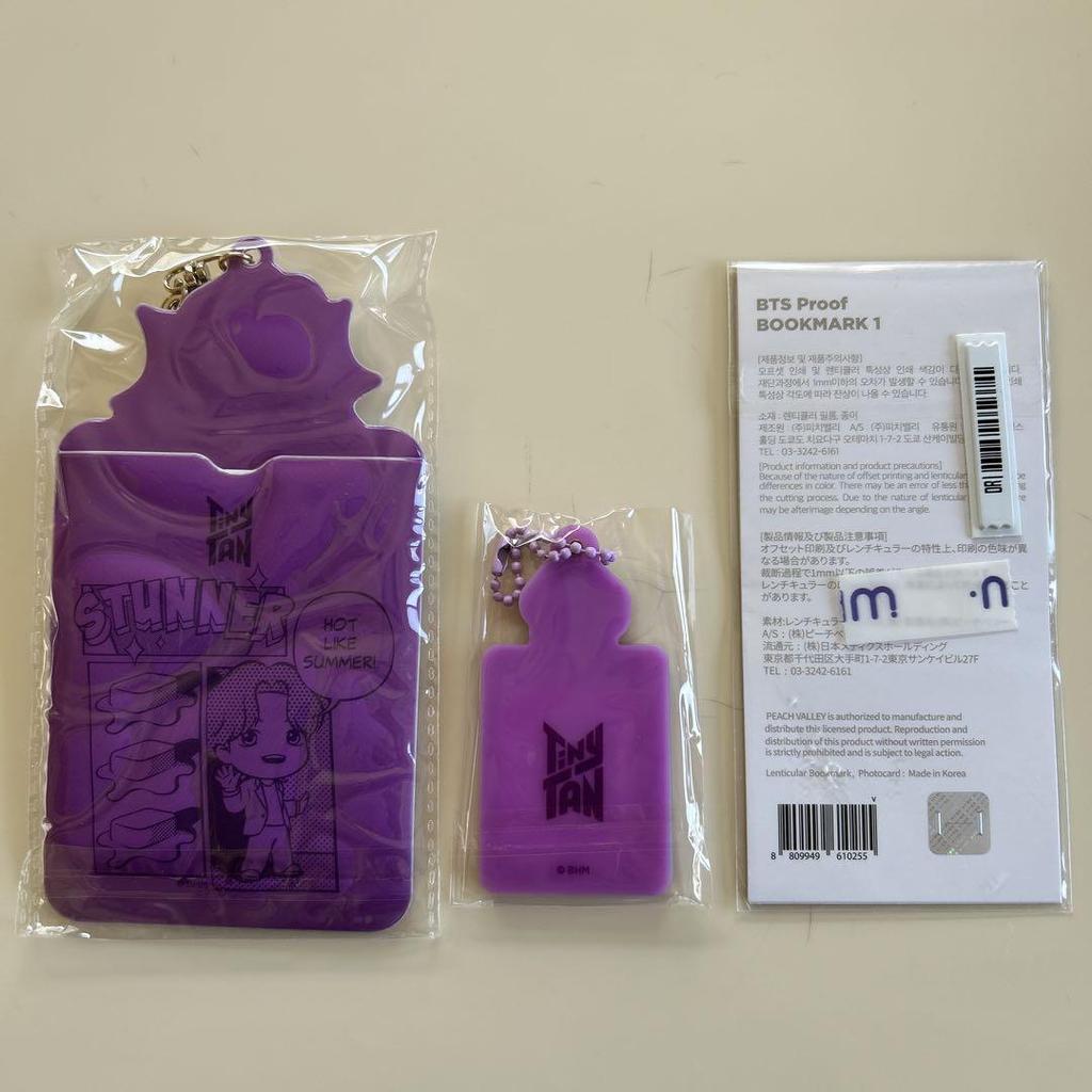 [USED] BTS V strap and bookmark set