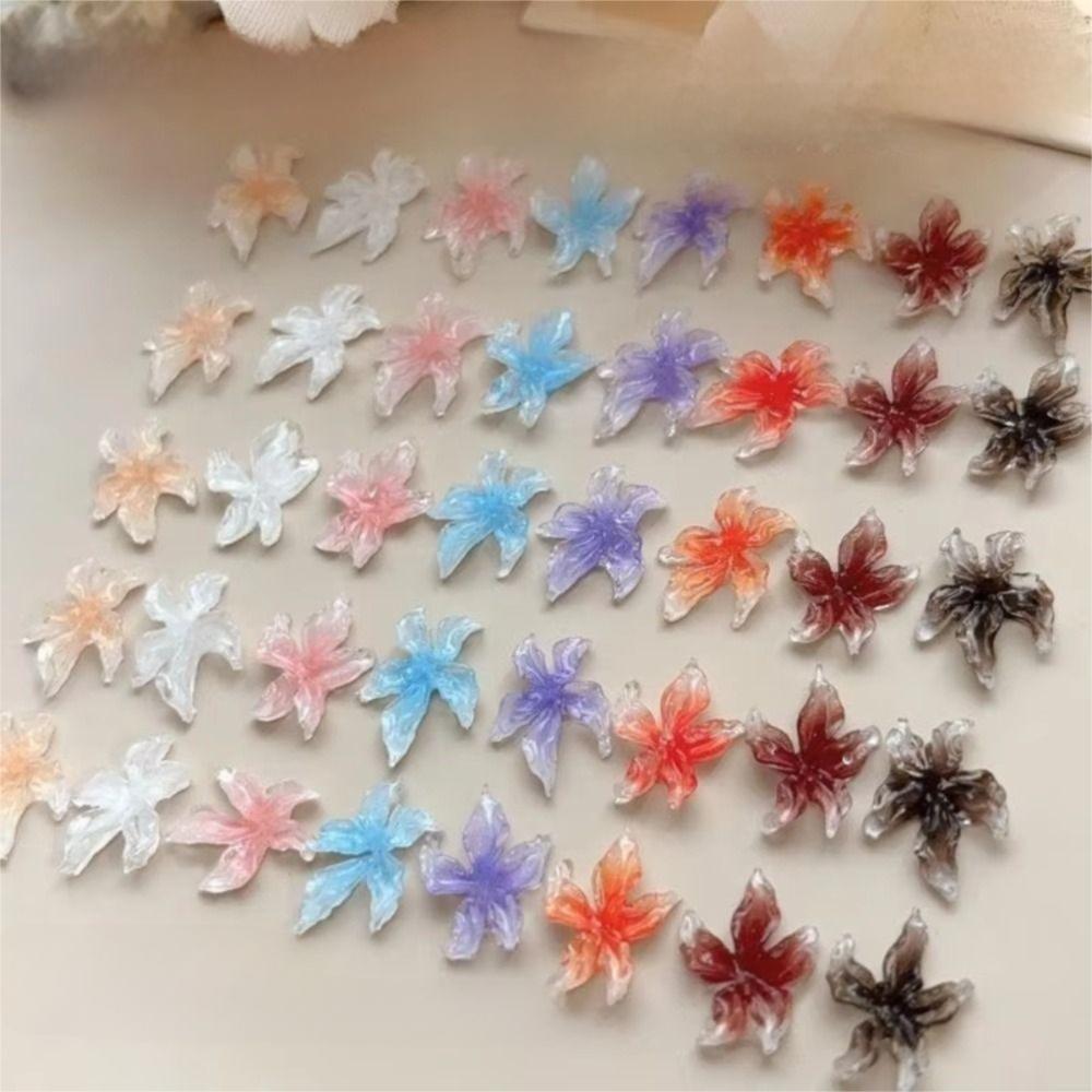 30PCS Cute Soft 3D Flowers Nail Art Charms Acrylic Sticker Nail Decals Manicure Accessories Nail Art Enthusiasts