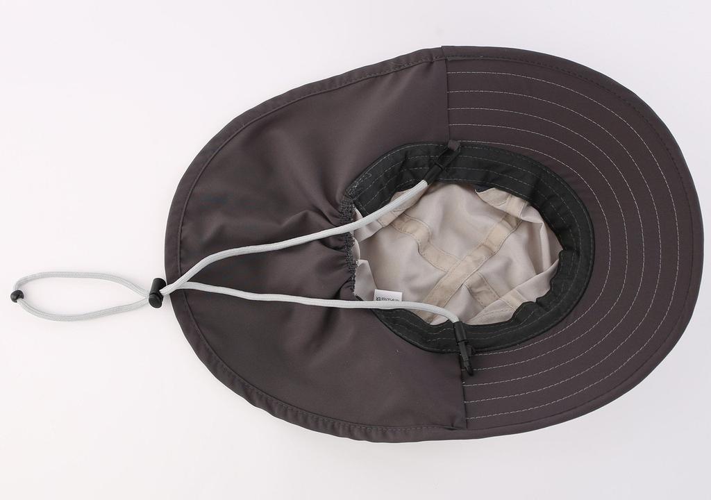 Conectaile Summer UPF Wide Brim Safari Hat with Sun Hat for Boys and UV Gray Kids' 50+ Flap, Girls, Protection,