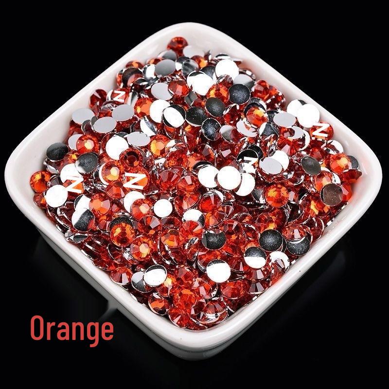 2-6mm Round Flatback Resin Rhinestones for DIY Phone Cases & Nail Art - Imitation Austrian Design