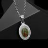 Delicate Our Lady of Guadalupe Medal Pendant Stainless Steel Virgin Mary Necklace Women\\'s Prayer Jewelry Catholic Jewelry Gift