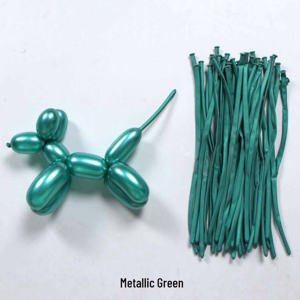 1,8 g Magic Ballons für Geburtstagsfeierdekorationen, DIY-Bouquet-Weben, Verdickte 260 Lange Ballons