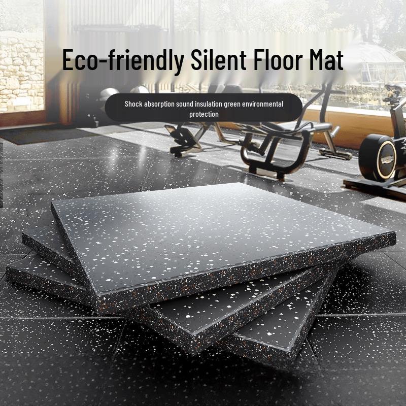 Heavy-Duty Gym Rubber Floor Mat 15mm