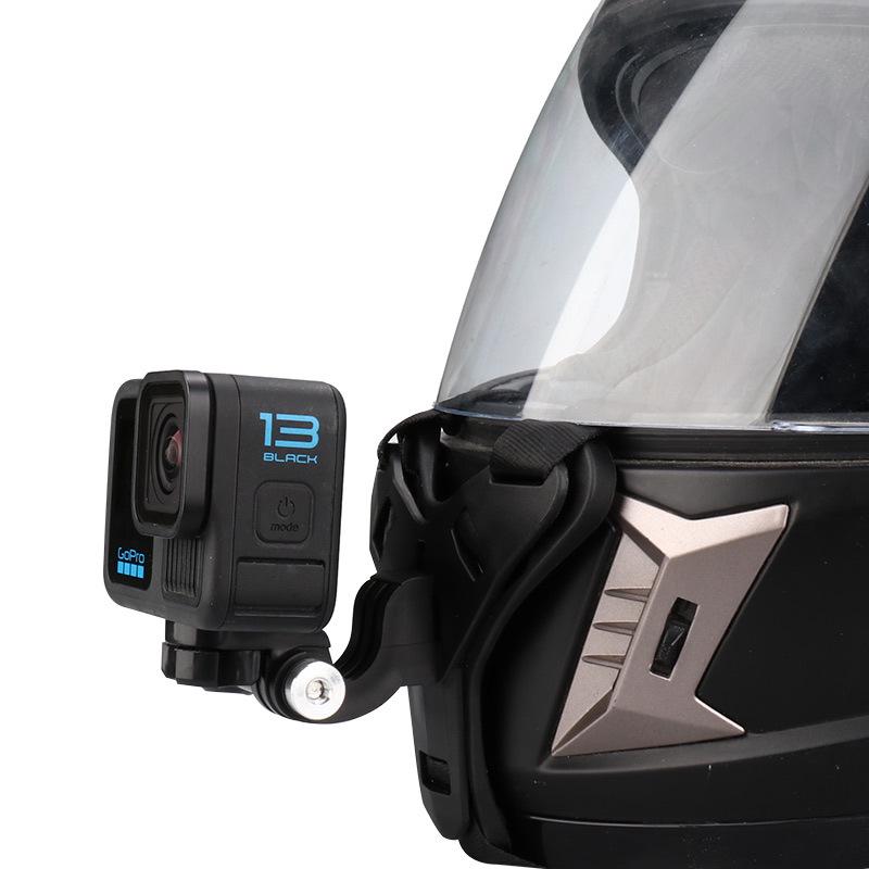 DJI GoPro13 Off-road Motorcycle Helmet Chin Mount for Action Cameras