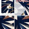 2D flat Photography Backdrop Background Banner Geometric Starburst Design 100% Polyester Family Party Decoration for Bedroom