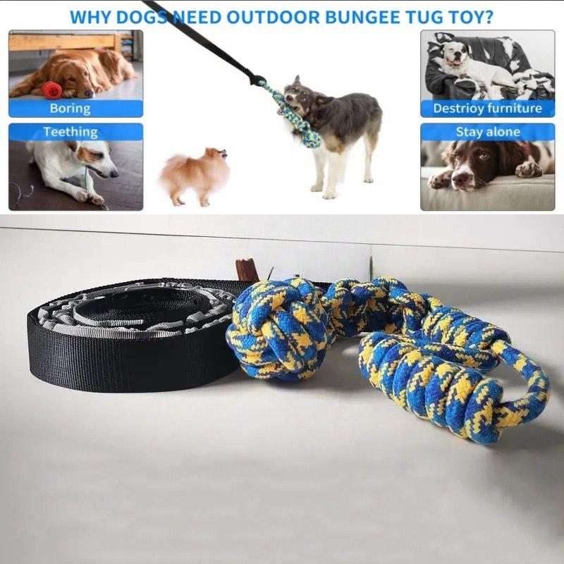 Dog Ball Toy With Rope Interactive Leaking Balls For Large And Small Dogs Ropeschew Ball Chew Toys Puppy Training Petaccessories