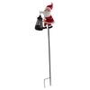 1 Pack Outdoor Solar Hanging Kettle Light Santa Solar Lawn Light Garden Lawn Christmas Decorative Lights for Garden and Pathway