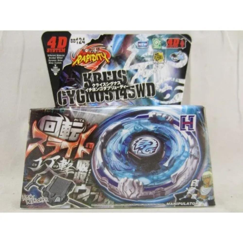 Takara Tomy 4D Metal Fusion Spinning Top Set With Launcher, Battling Gyro Toy, Interactive Gift (Random Parts)
