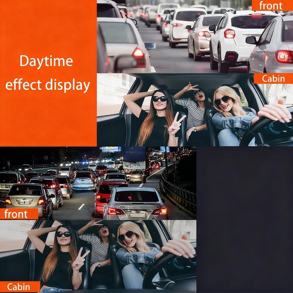 4 Channel Dash Cam 360° View 1080P 64GB Driving Recorder Loop Recording, 24H Parking Mode Full View Car Dashcam System