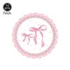 6/12pcs Pink Bow Acrylic KeyChains Coquette Bow Birthday Party Decorations Supplies Gifts for Kids Girls Pink Bow Party Favors