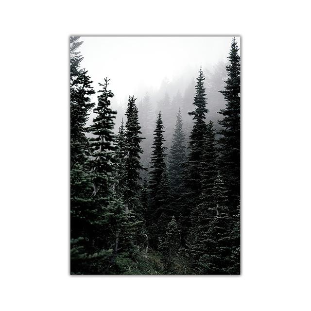 Nordic Stil Druck Berg See Boot Wand Kunst Bild Malerei Skandinavische Natur Landschaft Poster Moderne Wohnzimmer Dekor