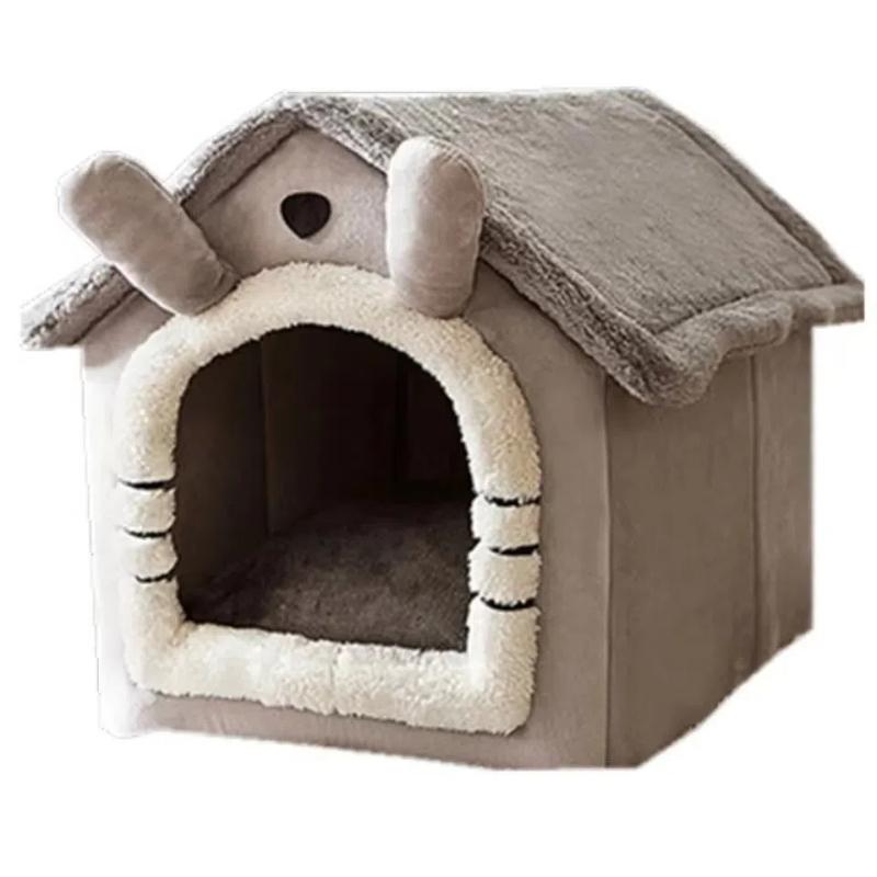 

Popular Four Seasons Universal Cat and Dog Nest House Removable and Washable Small Dog Teddy Pet Bedding Supplies 33x30x32cm