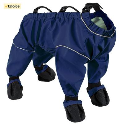 Bottes pour chien Leggings Pantalons imperméables pour chien Chaussures antidérapantes pour chien Protecteur pour animaux de compagnie Bottines de randonnée pour chien anti-salissures pour marche en plein air