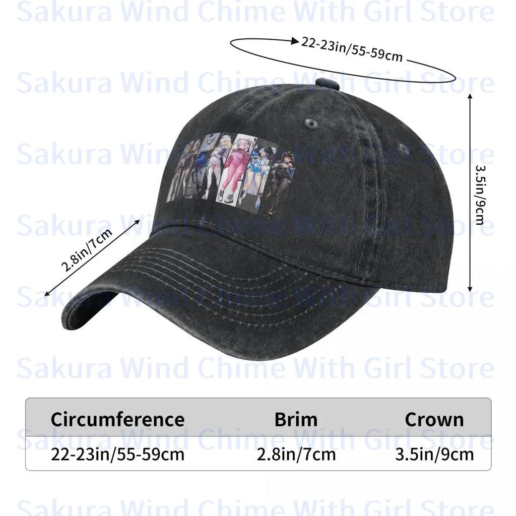 Fashion NIKKE The Goddess Of Victory Baseball Cap for Unisex cotton Hats Adjustable Hat Casual Truck driver Hat
