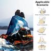 1pc Hogwarts Express Steam Train Outdoor Flannel Throw Blanket All Season Soft Warmth,Home Decor 1031216