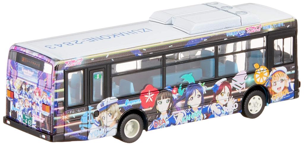 Love National Bus Collection Series JH033 National Bus 80 Izu Hakone Bus Wrapping Bus 3 Diorama Supplies First Order Limited Live! Sunshine!! 1/80 No.