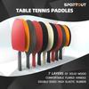 Sportout Table Tennis Paddle Portable Paddle with Storage Premium Ping Pong Racket for Indoor and Outdoor Games Set, Case,