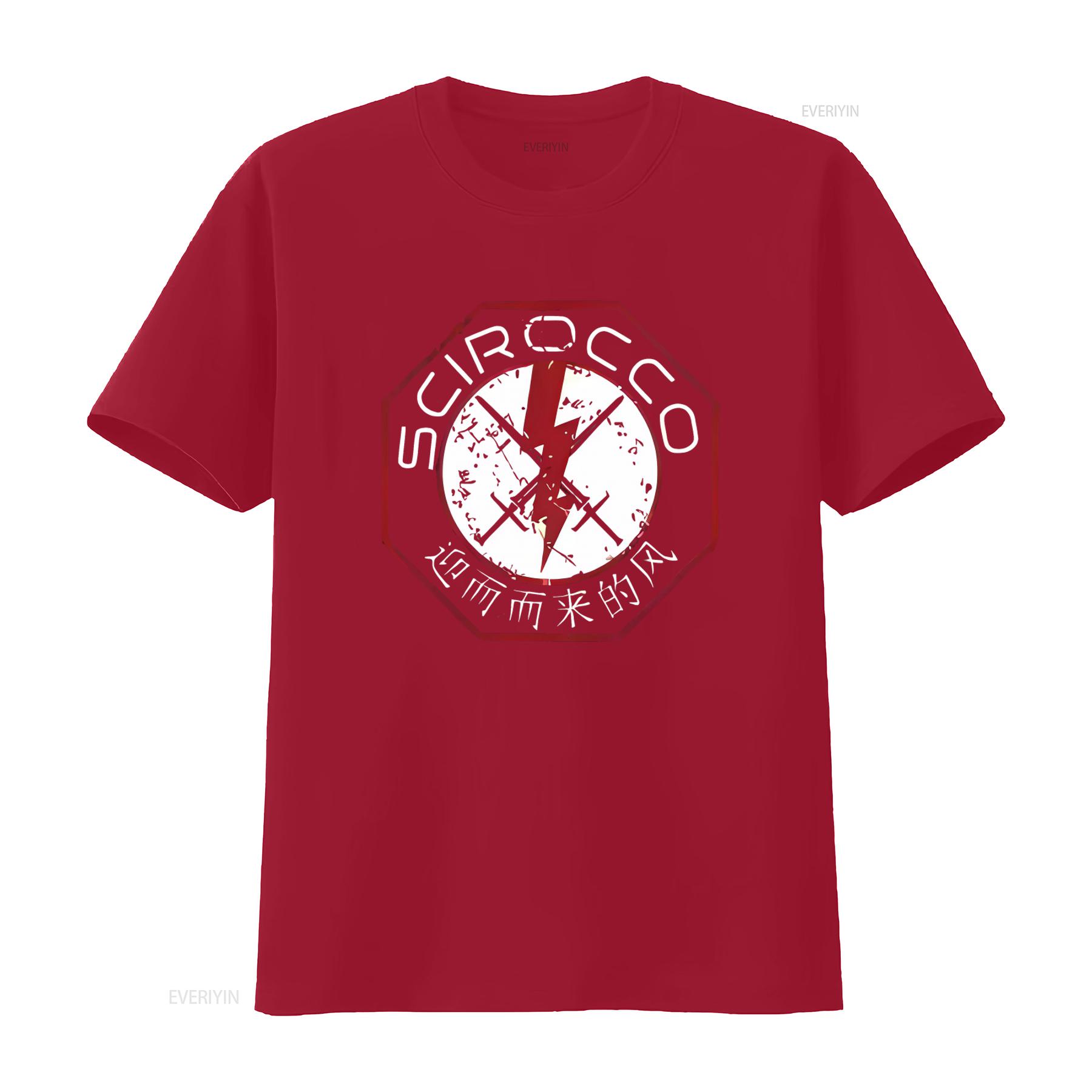 Scirocco Expanse Mcrn Cult Series T Shirt Stylish Design with Lightning Bolt and Swords Print for Trendy Fashion Lovers S