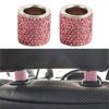 Bling Car Seat Headrest Ring Crystal Car Interior Accessories Headrest Decoration  Women Girls