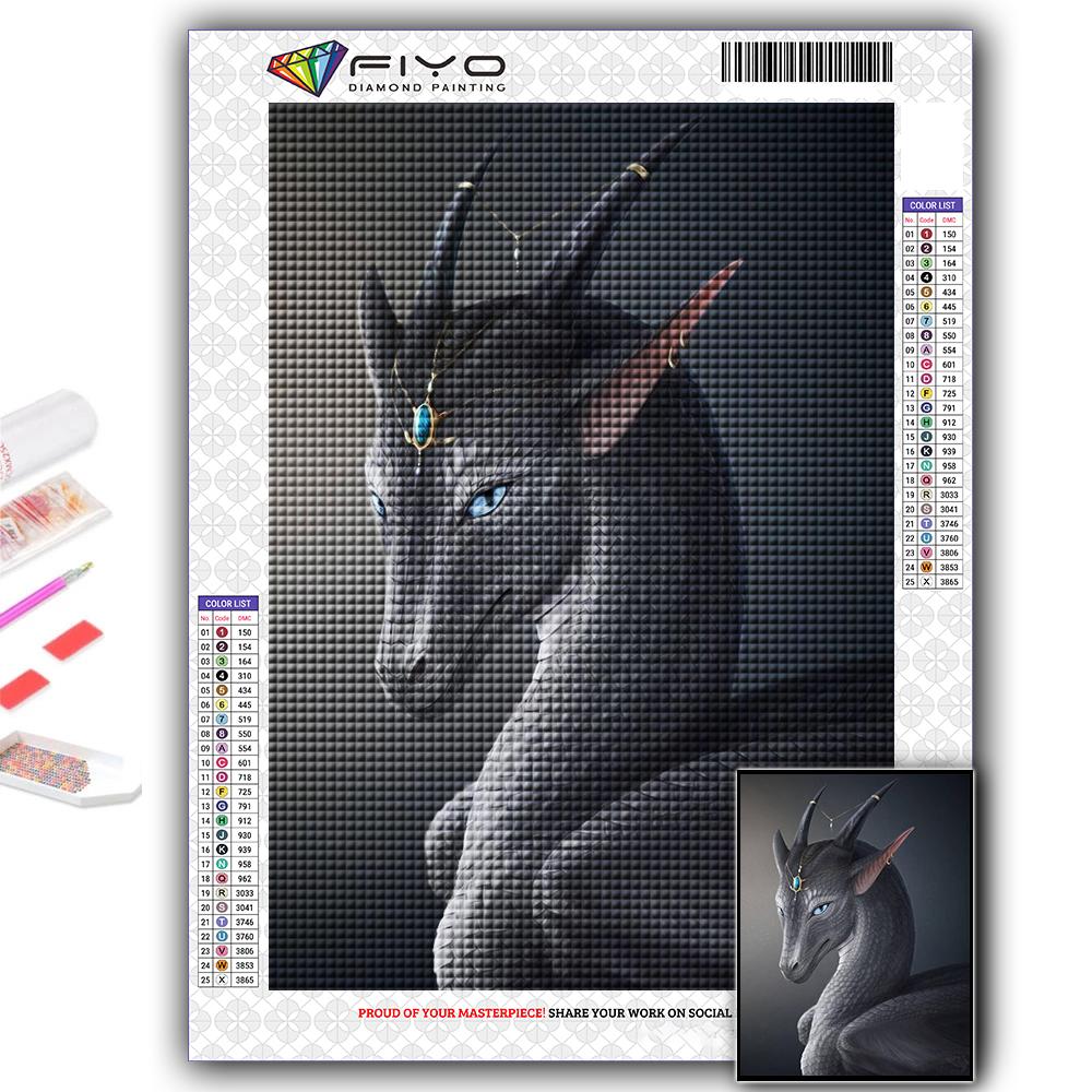 Cross Stitch Kit DIY Diamond Embroidery European Dragon Diamond Painting Home Decor