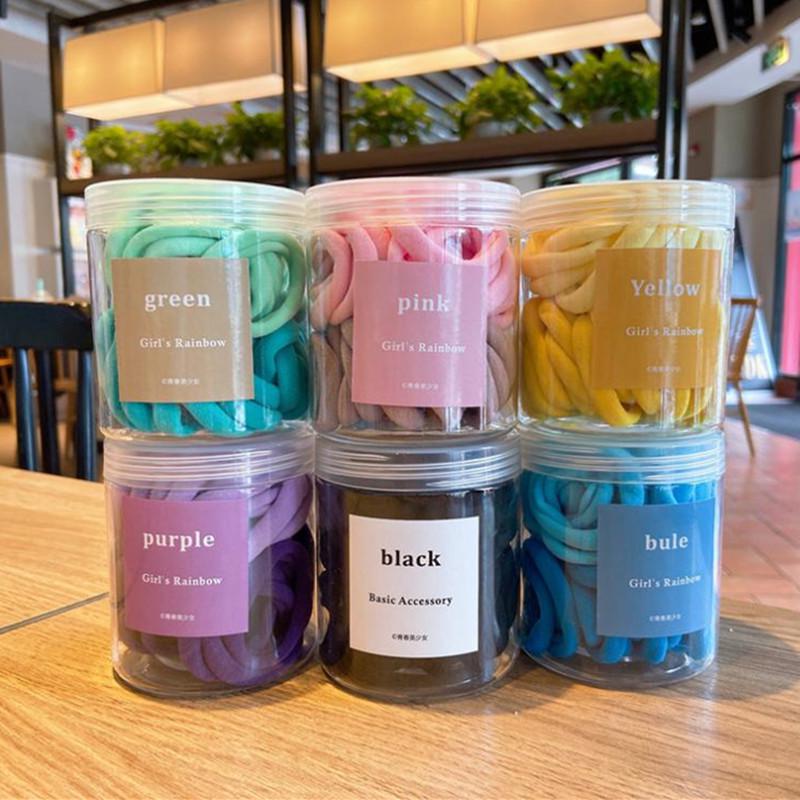 Korean & Japanese Style Colorful High Elasticity Hair Ties - Cute Candy Color Hair Ropes