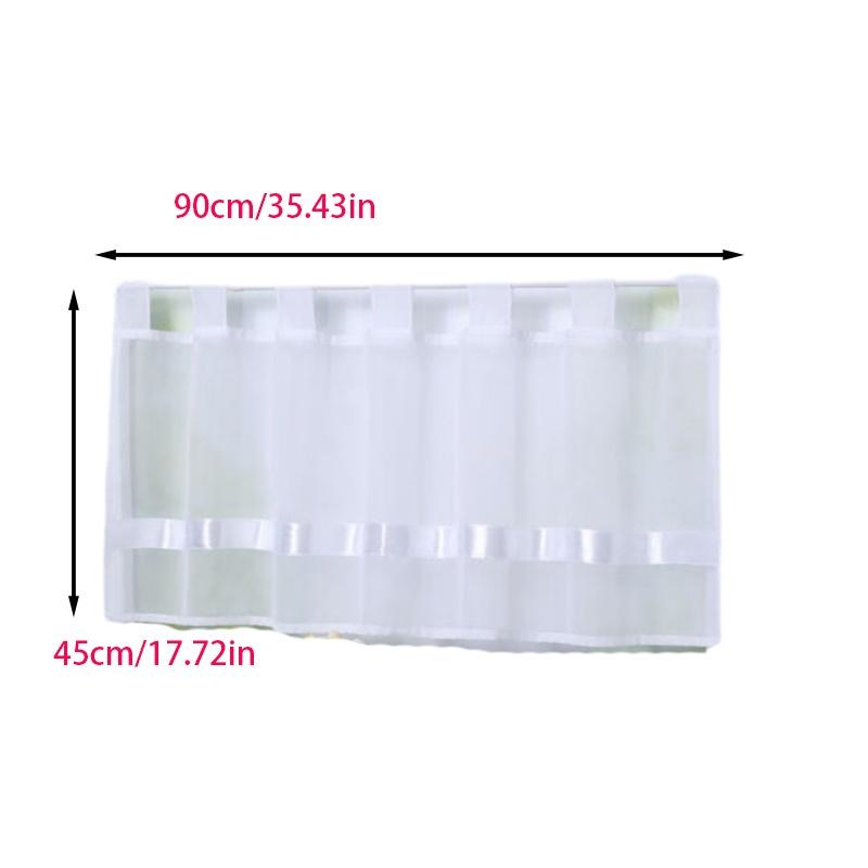 

Шторы Простые Полиэстер Шелковистые Завязки Украшение Окна Белый Квадратная Комната Гостиная 90cm/35.43in