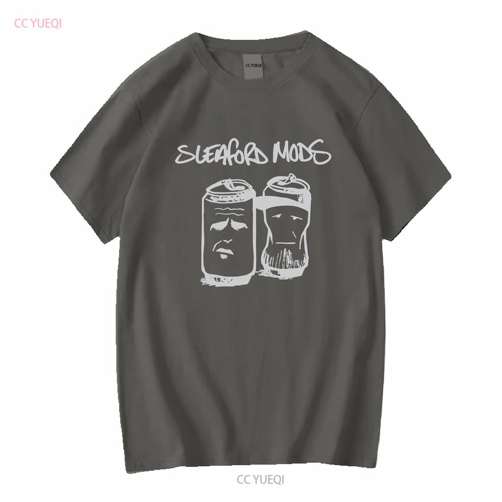 Sleaford Mods T Shirt English Post Punk Music Duo Electro Jason Williamson Andrew Fearn Black White long or short sleeves