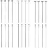 24-piece Cocktail Pick Set, Reble Stainless Steel Toothpicks, Suitable for Martini Olives, Bar Drinks, Barbecue Snacks and Fruit Decoration, Ideal