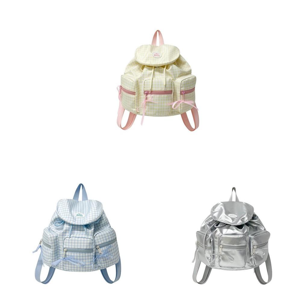 Lattice Backpack Pattern Double Shoulder Bag Breathable Fashion Casual Gift