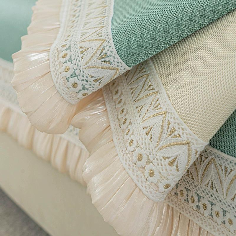Ice Silk Sofa Cushion, Summer And Summer Non-Slip Mat, Simple Modern Light Luxury High-End Leather Sofa Cover